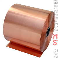 Лента медная 0.5х300 мяг, марка М1 купить Донецк